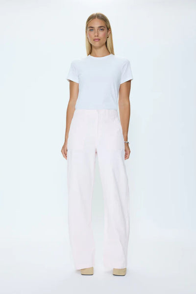 Wren Relaxed Straight Utility Pant Ice Pink
