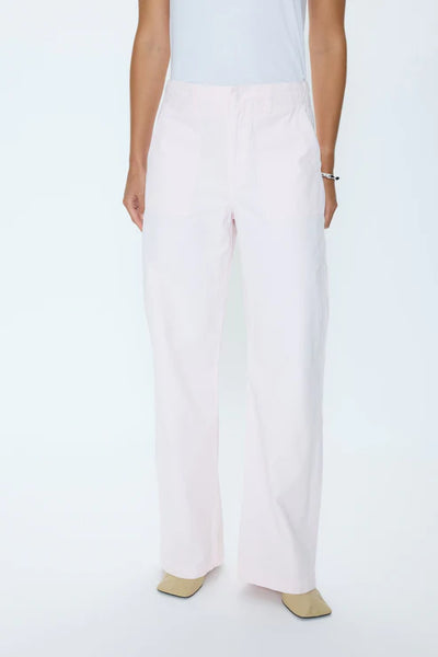 Wren Relaxed Straight Utility Pant Ice Pink
