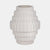 Textured Staggered Vase White