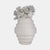 Textured Staggered Vase White