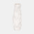 Jagged Textured Vase White