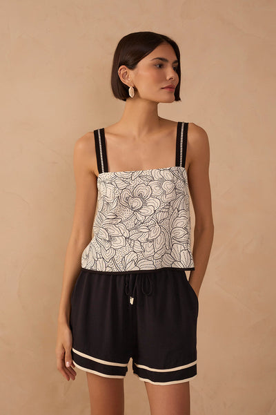 Carol Top Off White
