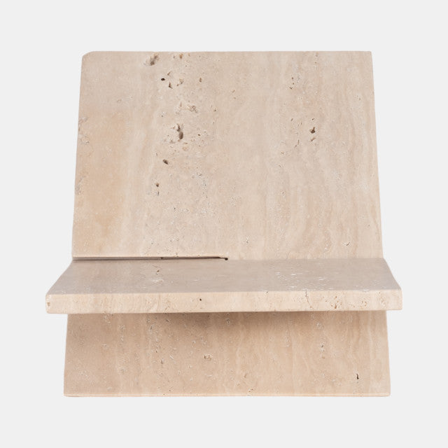 Travertine Bookstand Tan
