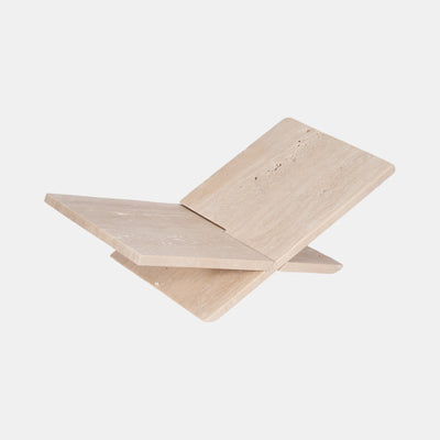 Travertine Bookstand Tan