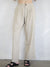 Linen Pleated Pants L