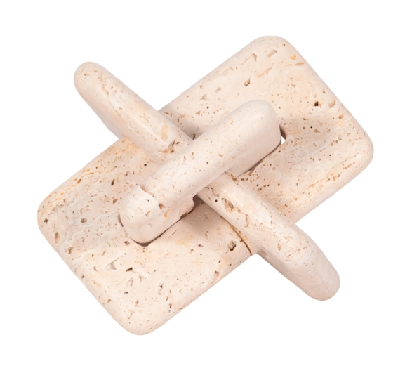 Travertine Squared Knot Tan