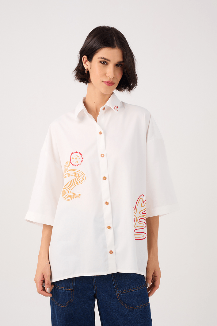 Cecilia Shirt Off White