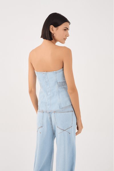 Camila Corset Demin