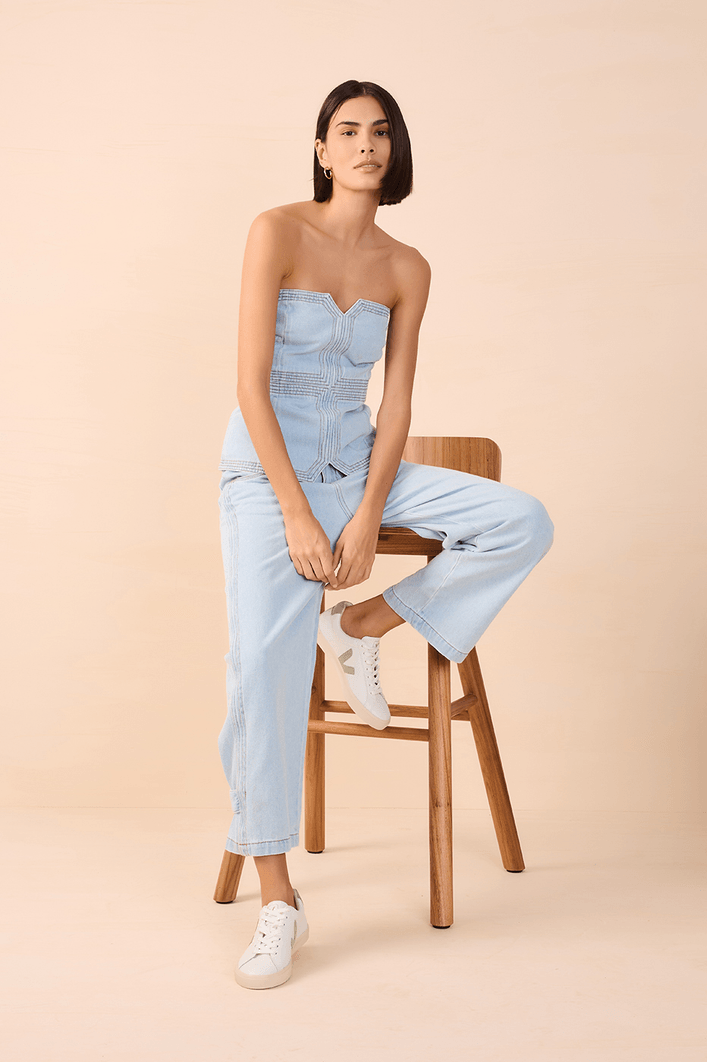 Camila Corset Demin