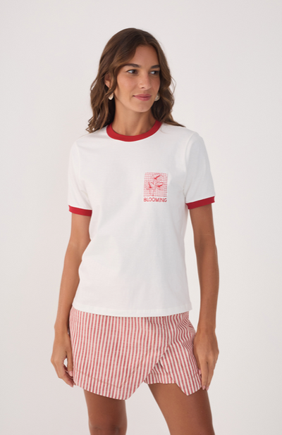 Simone Tee Off White
