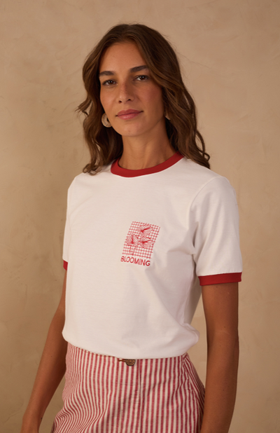 Simone Tee Off White