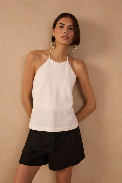 Adri Top Off White