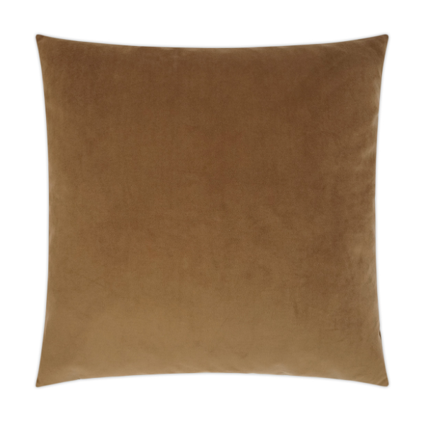 Bella Square Cognac Feather Down Fill 24x24