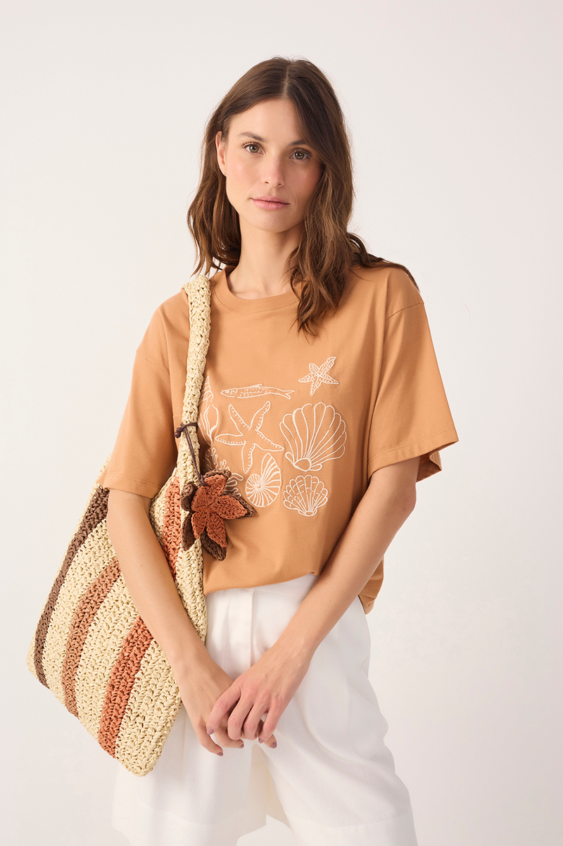 Maria Tshirt Concha Beige
