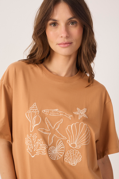 Maria Tshirt Concha Beige