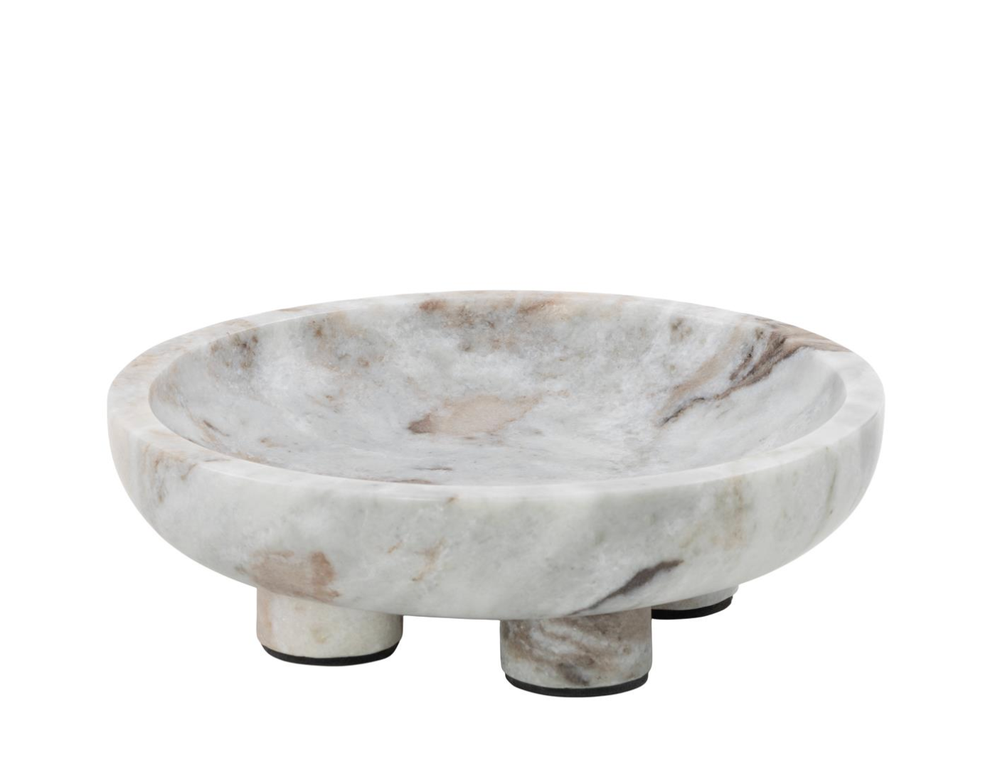 Gray Marble Decorative Bowl