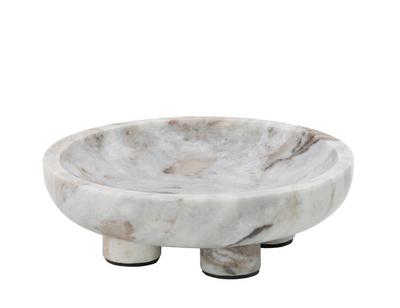 Gray Marble Decorative Bowl