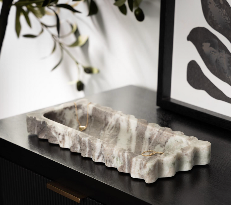 Tray Gray Marble