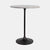 Marble Top Accent Table Beige Bronze