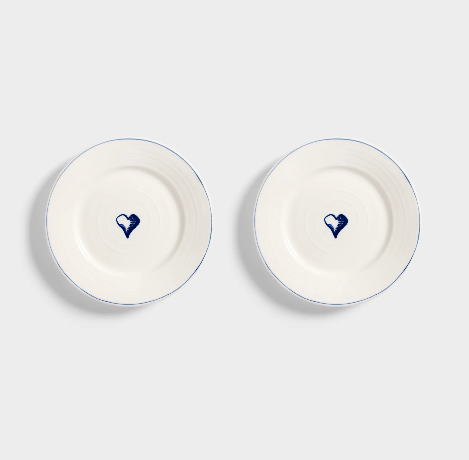 Plate Anouk Heart Set of 2