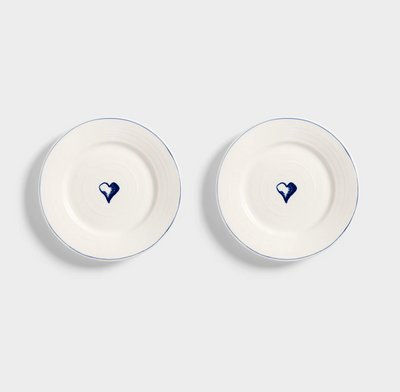 Plate Anouk Heart Set of 2