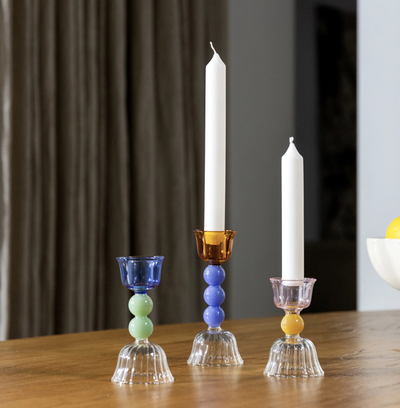 Candle holder perle large