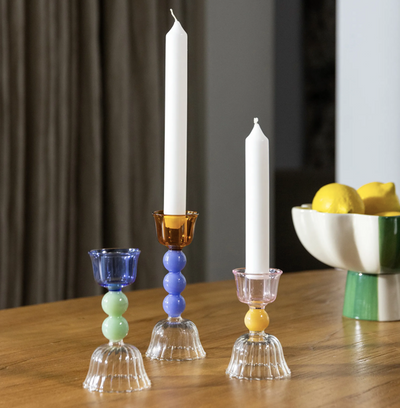 Candle holder perle medium