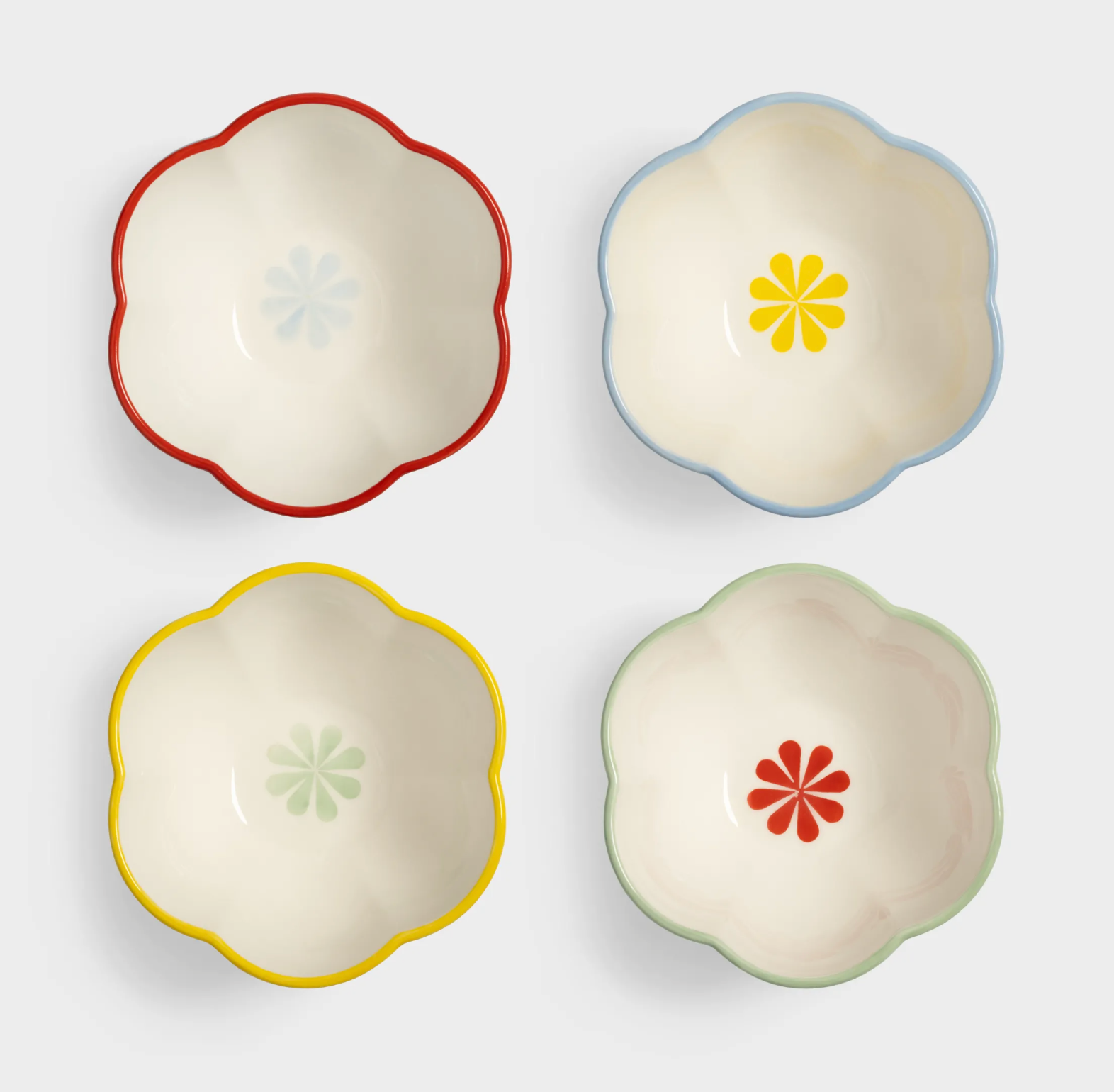 Bowl Folk Small Set of 4