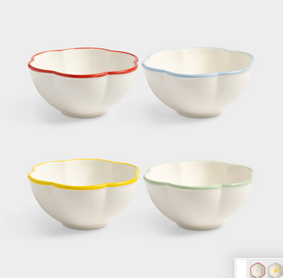 Bowl Folk Small Set of 4