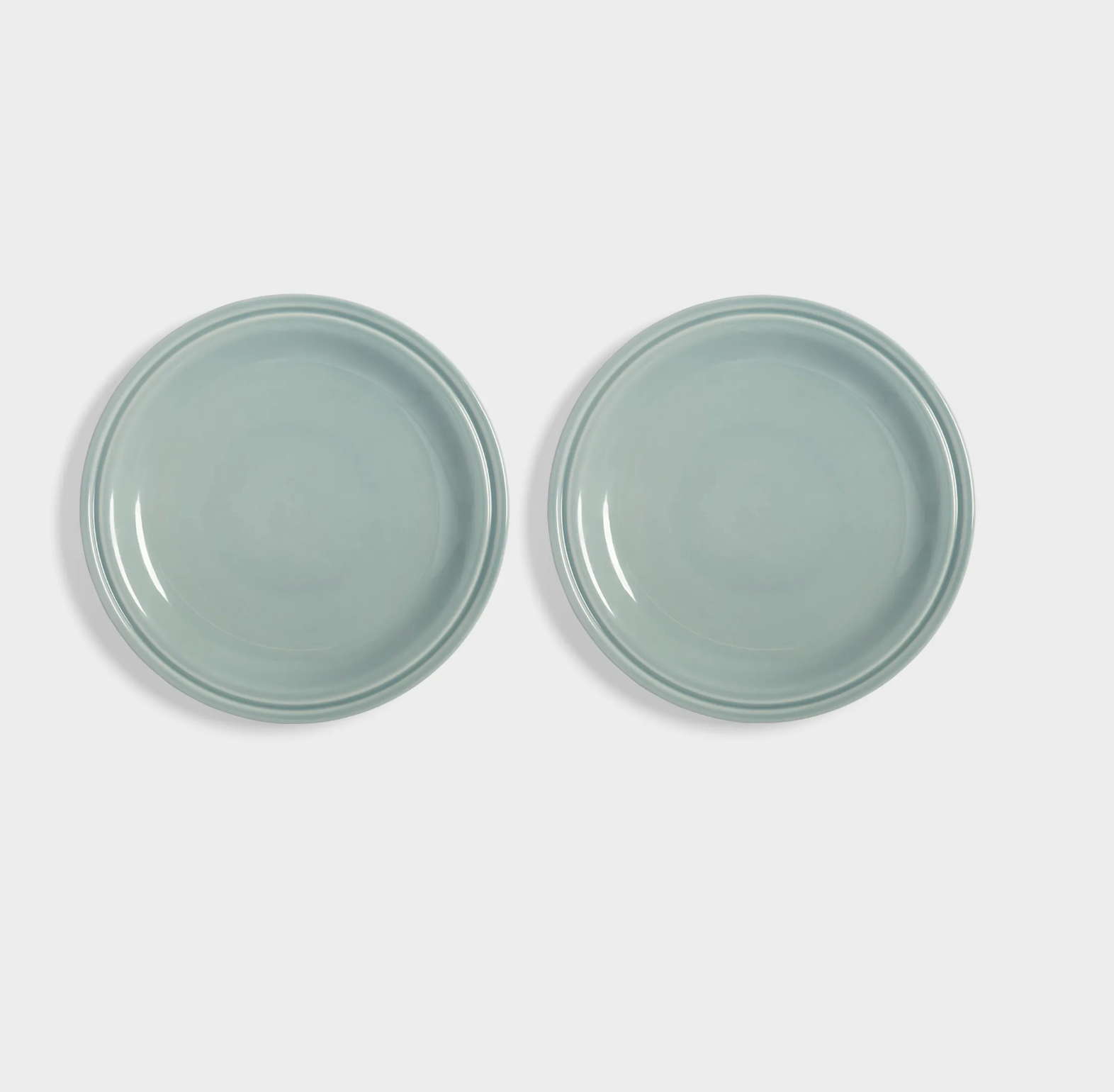 Plate Mochi Light Blue Medium set of 2