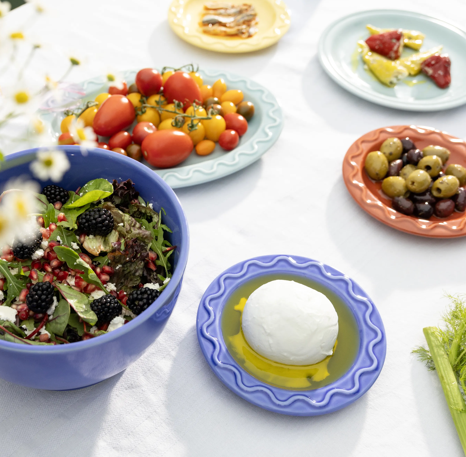 Plate  Mochi Blue Small set of 2