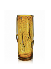 Glass Caelus Vase Amber Small