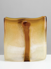 Glass Ekambar Vase Amber S