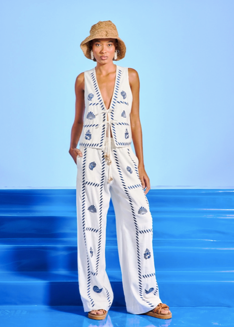 Catalina Pant Off White