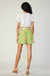 Belted Floral Patterned Short Multi