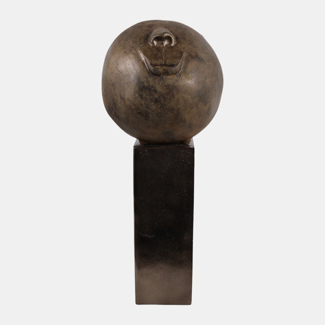 Smiley Head On Pedestal Multi S