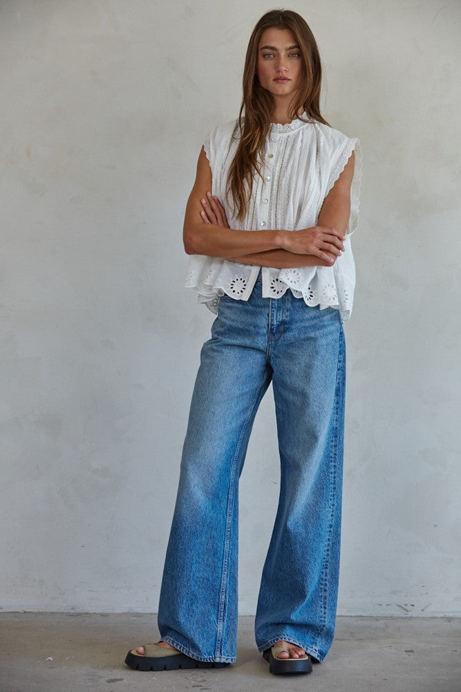 Adva Top Off White