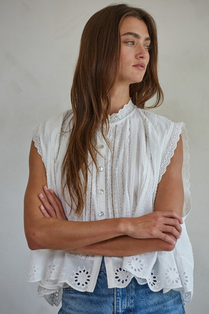 Adva Top Off White