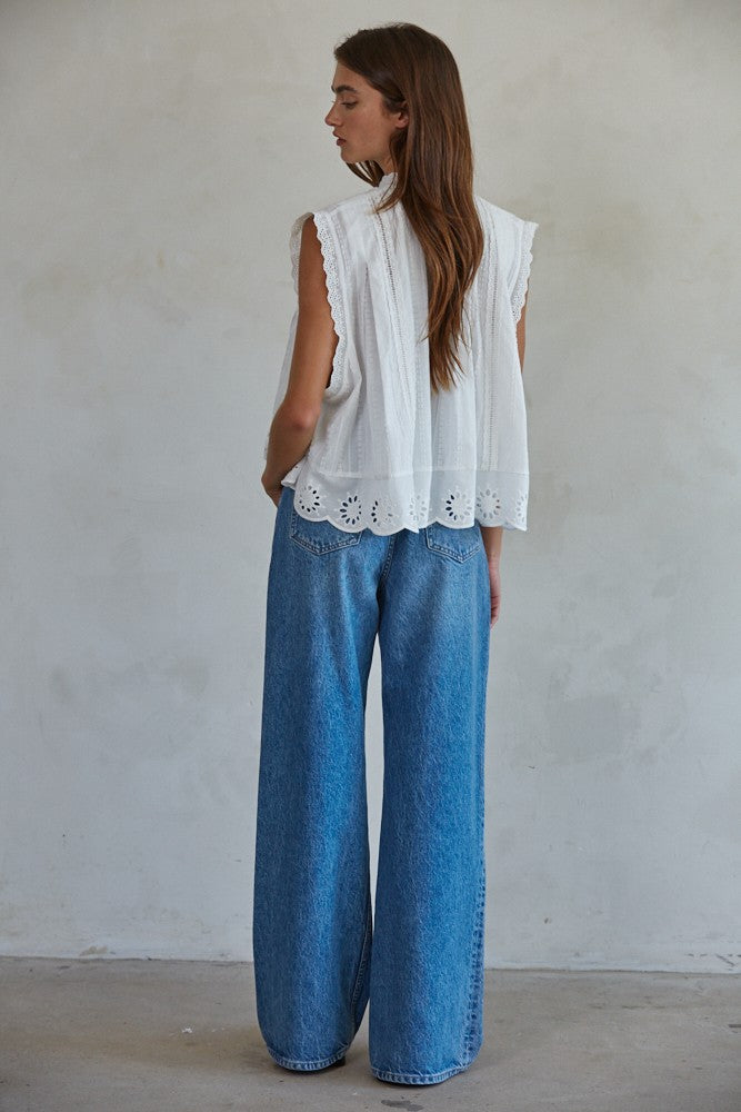 Adva Top Off White