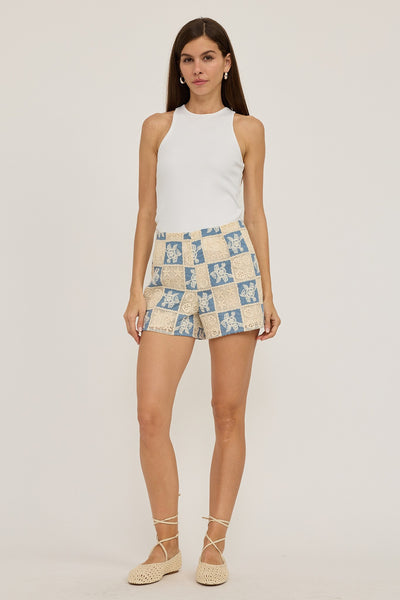 Creinfa Set Natural Chambray