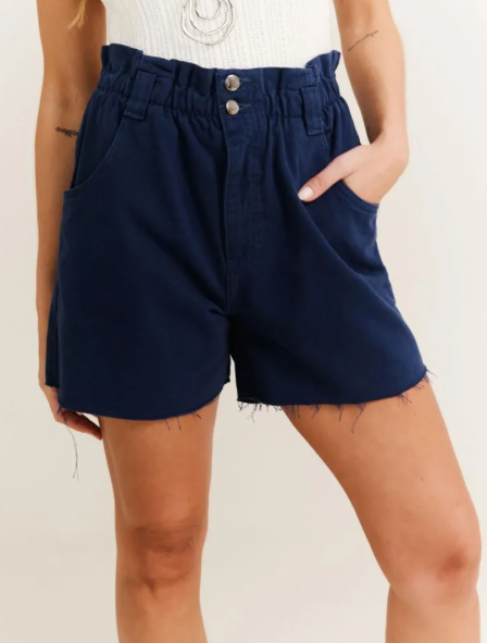 Agatha Short Blue