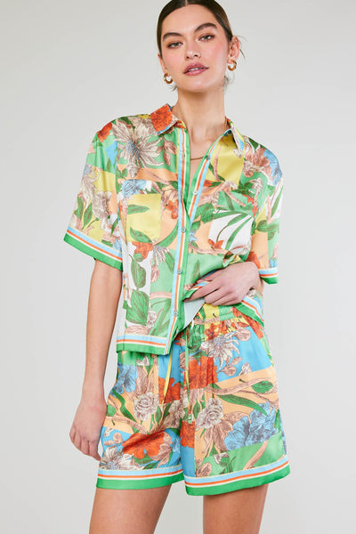 Lia Set Floral Stripe Multi