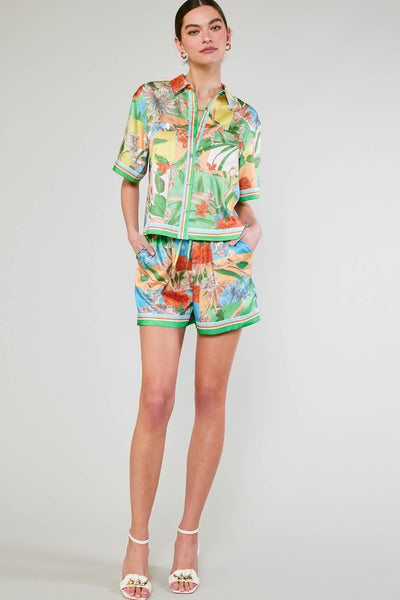 Lia Set Floral Stripe Multi