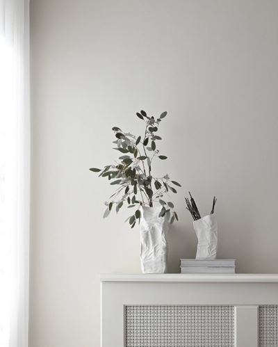 Kami Vase Medio Bone White