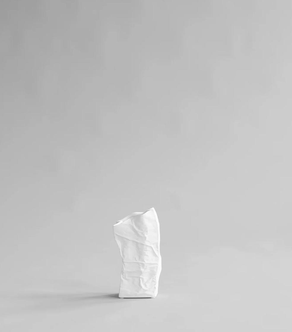 Kami Vase Mini Bone White