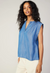 Boxy Top Chambray