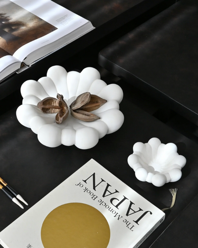 Bloom Tray Medio Bone White