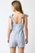 Liv Stripe Romper Denim Blue