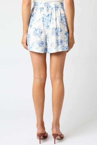 Eden Set Floral Off White Blue