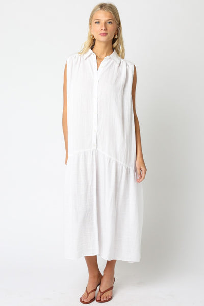 Mora Maxi Dress White